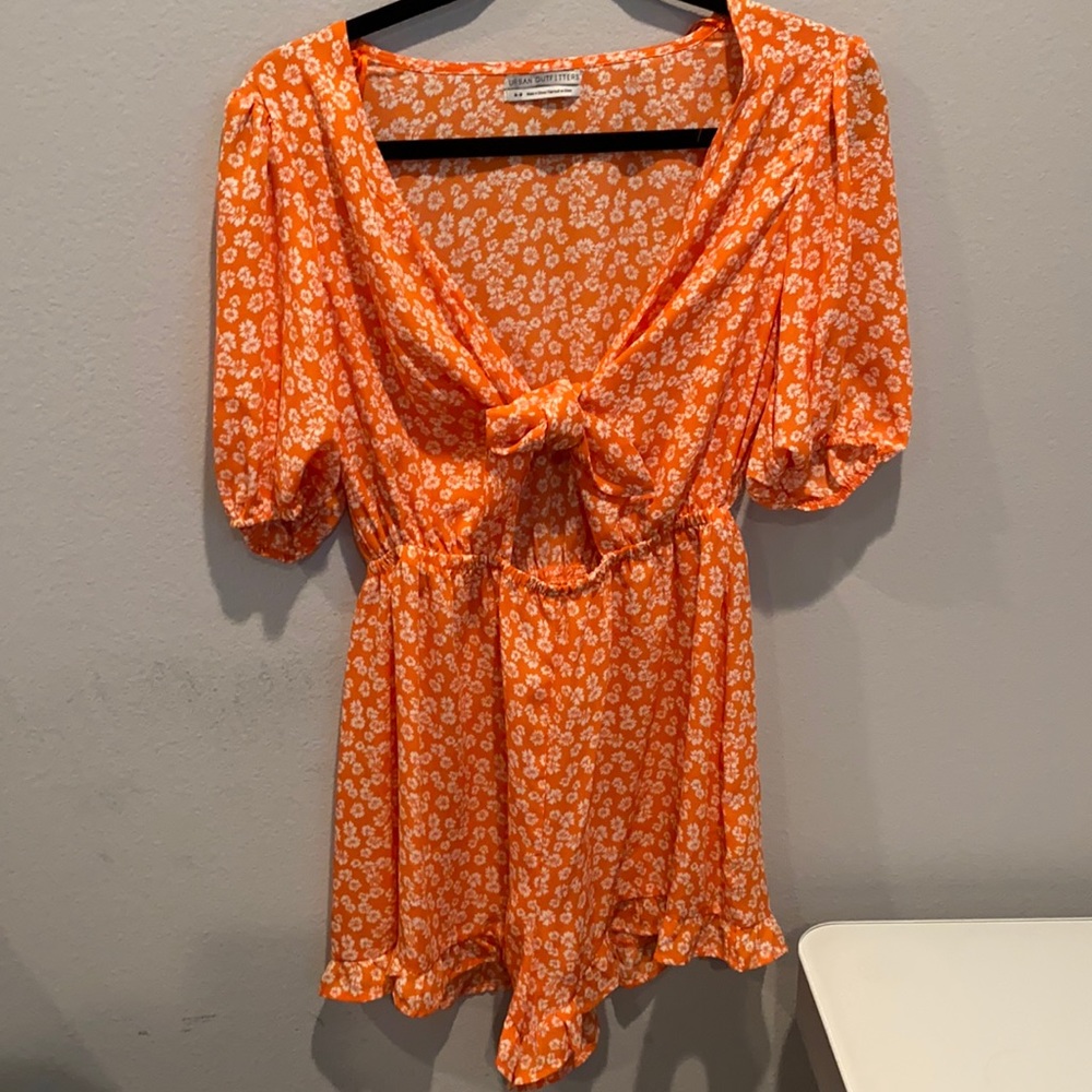 Urban Outfitters Sheer Romper